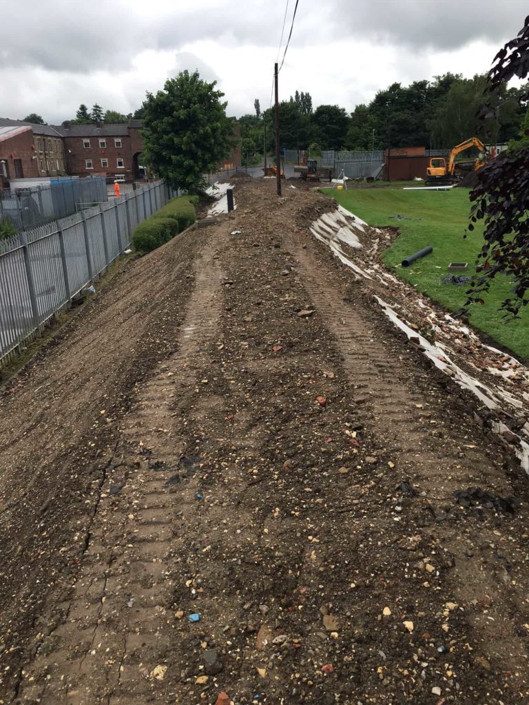 Flood Defense Earth Bund KDS Construction LTD