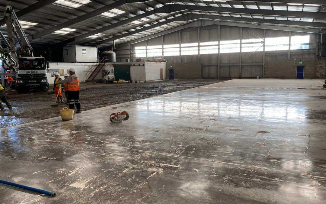 Chemical Plant Warehouse Slab